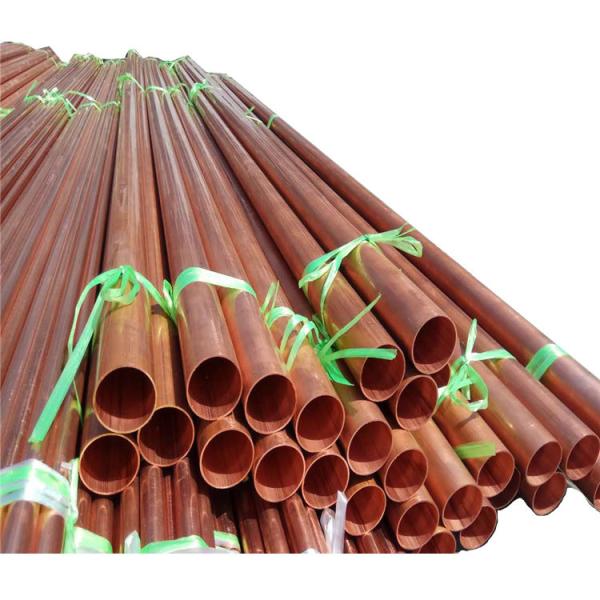 Water Transmission Industrial Copper Pipe 1m-15m Length 1/4" Copper Tube
