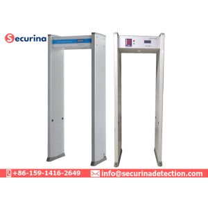 Quality 18 Zones Security Detector Door Frame Metal Detector For Body Weapon Searching for sale