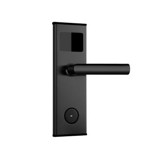 China Easloc Hotel Door Key Card System 240mm Key Card Entry Door Locks Wood on sale