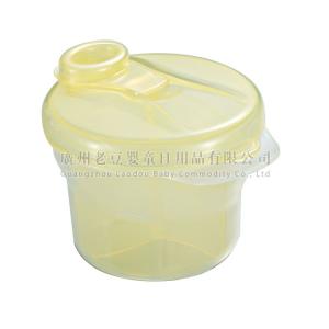 Quality Portable Baby Milk Feeding Powder Dispenser Container 3 Compartment Food Storage Box for sale