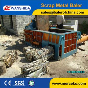 Quality High efficiency side push out Scrap Metal scrap compressor to press Coppers and Aluminum Cans for sale