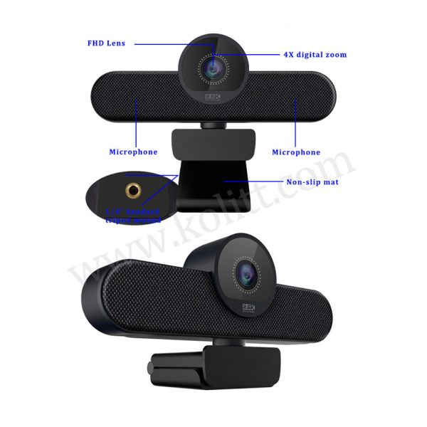 8x 1/2.5 Inches CMOS PC Camera All In One Video Conference Camera for Digital Zoom
