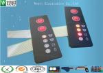 Side Light LED Backlit Embossing Membrane Switch With Polydome