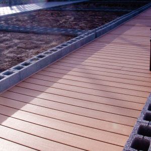 Quality Commercial WPC Floor Decking Lightweight WPC Decking Board Suppliers for sale
