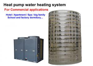 4.0 Cop Solar Powered Hot Water Heater Floor Standing Installation CE Approved