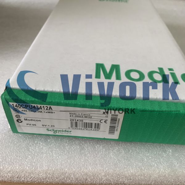 Schneider 140CPU43412A QUANTUM UNIT CPU CONCEPT PROCESSOR 80486 1MODBUS PLUS NEW