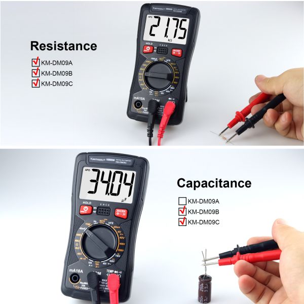 Customizable Digital Clamp Multimeter for Mobile Phone Repair Portable and Compact 142*72*35mm