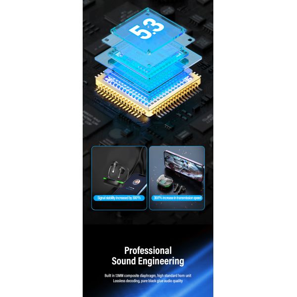 In-Ear ENC True Wireless Earphones with 180mAh Battery Capacity and WiFi Connectivity