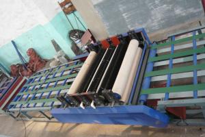China Automatic Fireproof Wheat Straw Board Machine with 1500 Sheets Production Capacity on sale