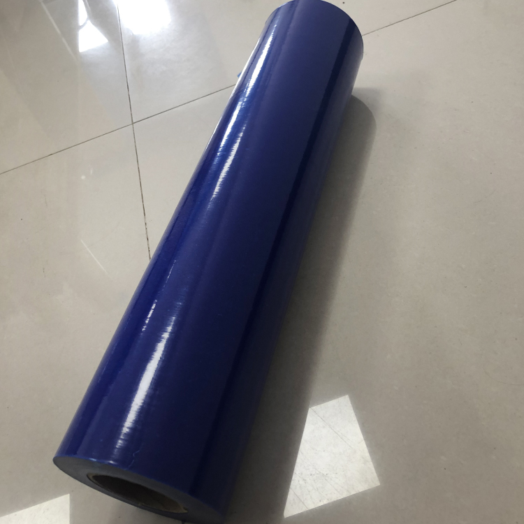 15 - 1000m Length Wear Resistant PE Hard Floor Protection Film Blue Film For Decorative