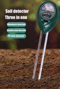 Quality Probe Length 7.7inch 4 In 1 Soil PH Meter Soil Testing Equipment High Accuracy for sale
