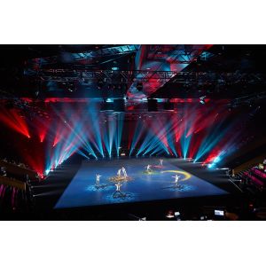 HD Holographic Projection System / Live Hologram Projection With 3d Holofilm