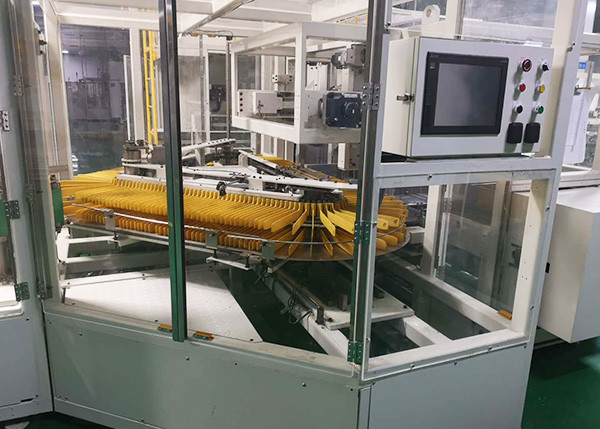 Energy Savinh Full Servo 600ppm Baby Pullup Diaper Stacker Machine