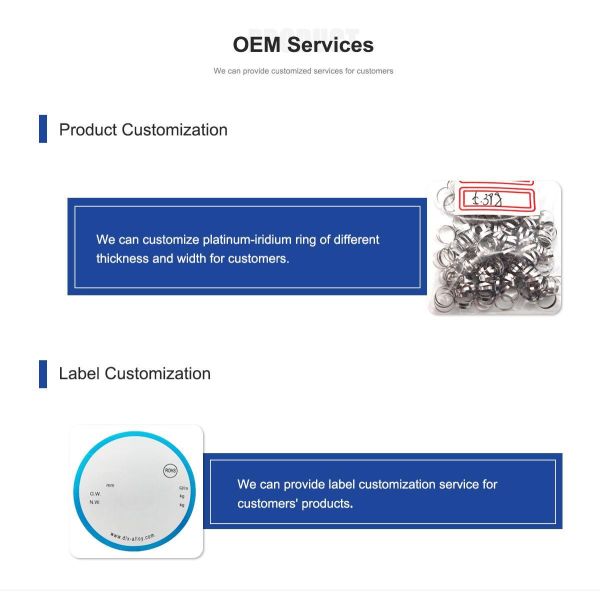 Precision-Engineered Platinum Iridium Ring with Chemical Stability and High-Temperature Resistance for Laboratory Equipment