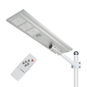 Quality Integrated Solar Street Light 100W 3000k Aluminum Lamp Base IP65 Waterproof for sale