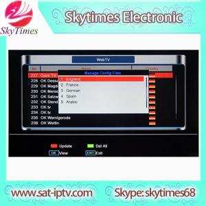 Quality web tv satellite tv receiver HD openbox V8S HD youtube facebook twitter for sale
