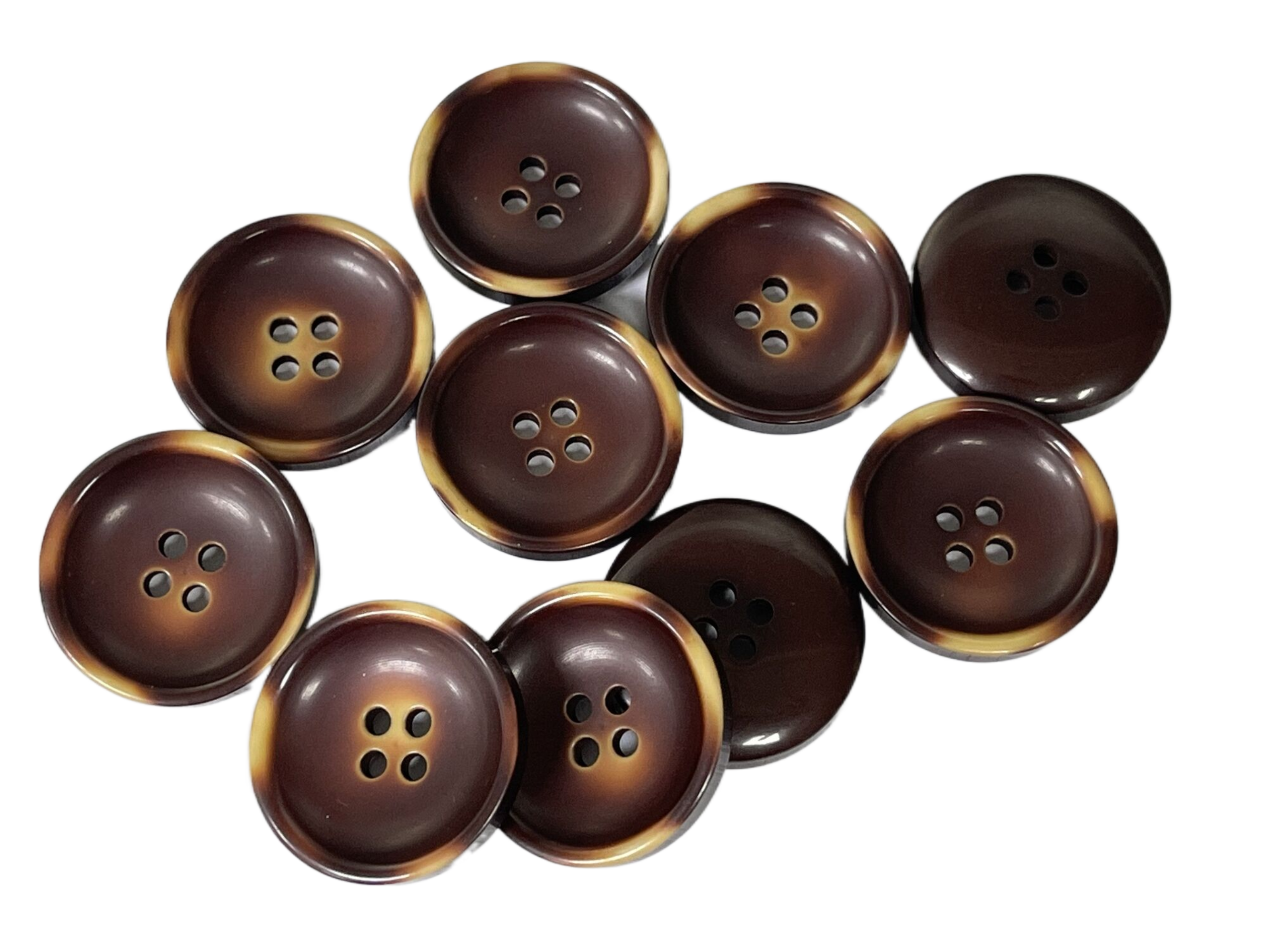 Fancy Coat Buttons With Burned Edge 22mm Use On Coat Jacket Sweater