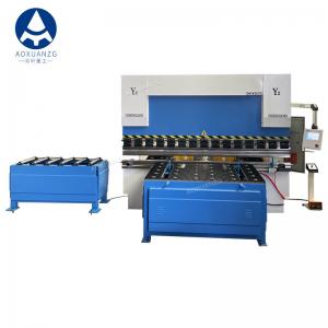 Quality Pneumatic Support Table 100T Hydraulic Press Brakes 3200MM With Roller Feeder for sale