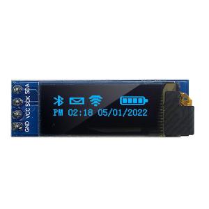 Quality 3V 5V 128x32 OLED Display Module 0.91 Inch 4 Pins With SSD1306 Driver IC for sale