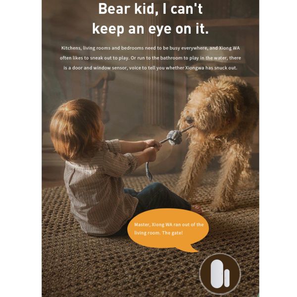 App Remote Assistanceintelligent Linkage Anti-theft Monitoring Tuya Smart Wi-Fi Door Sensor And Window Sensor