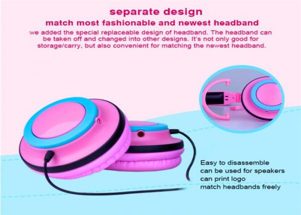 high quality and cheap price Noise cancelling headphone kids hot cat ear headset fashion cat headphones L107
