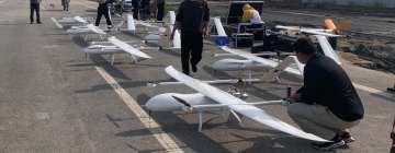 25 Kg Level Folding 5 Kg Internal Space Cylindrical Launch High-speed Target Drone Cruising 150 Km/h