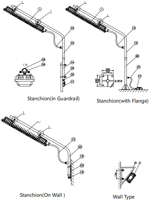1200mm Explosion Proof Fluorescent Light 40w 50w 80w For Hazardous Locations With Good Anti-corrosion Performance