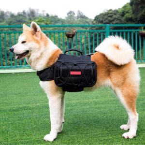 Quality Hiking Gear 2 in 1 Detachable Saddle Bag Dog Backpack for sale
