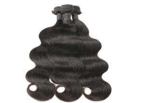 Quality 7a Grade 10-24 Inches Brazilian Natural Short Black Body Wave Hair for sale