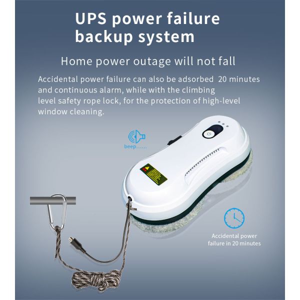 4Mins/M2 Clean Smart Robot 65dB 50Hz Robotic Window Cleaner Skyscraper