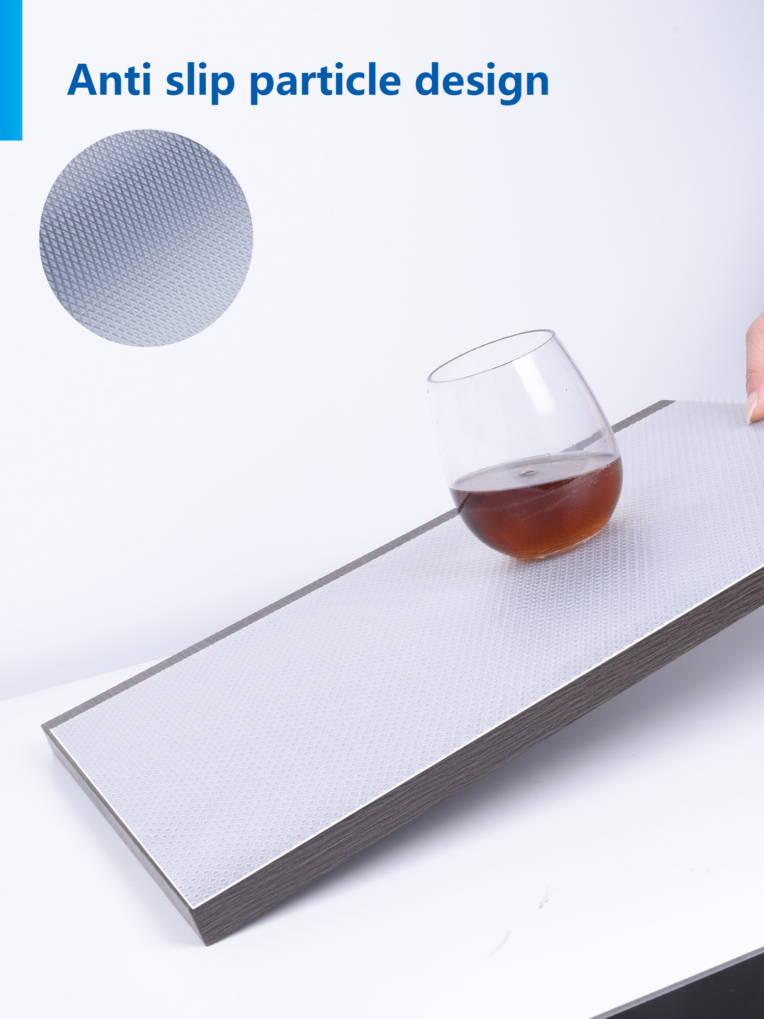 Transparent Shelf Liner for Refrigerator Shelves Durable and Safe Pure EVA Material