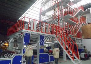 Quality LDPE / HDPE Blown Film Extrusion Machine With SSR +PID Temperature Control for sale