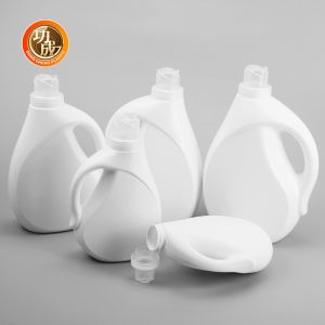 Quality Concentrated Formula PE Laundry Detergent Bottle With Childproof Cap for sale