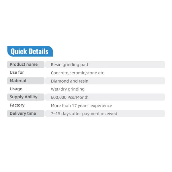 High Working Efficiency Diamond Abrasive Disc for Concrete Fine Grinding in Dark Gray