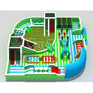 Commercial Event Interactive Bounce House , Double Faced Inflatable Soccer Dart