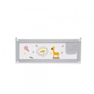 Quality Grey Cute 1.5m 1.8m Giraffe Bed Guard Rail For Infant for sale