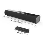 Distortion Free DTS Home Theater Soundbar 2.4GHz Battery Powered