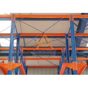 Customized Steel Drive Thru Pallet Racking For Warehouse Rack