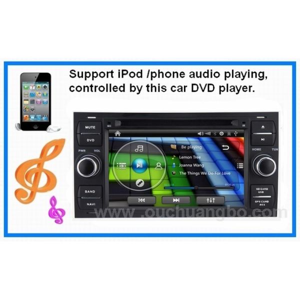 Ford Transit /Foucs car radio with gps navigation radio ipod bluetooth CD player OCB-8629