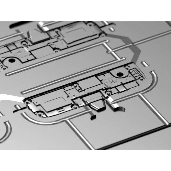 OEM / ODM : Multi Cavity Injection Mold & Mini mainboard bracket (1*4) No.22685