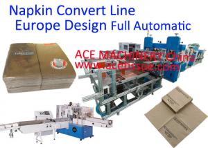 Quality Fully Automatic Non Woven Napkin Machine Production Line With Packaging Machine for sale
