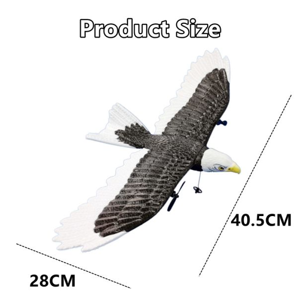 405mm Simulation Wingspan Flying Eagle Aircraft 2.4g Radio Control Plane for Entertainment