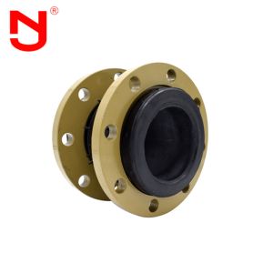 Pipe Flexible Fittings DN150 Rubber Expansion Joint Seal With Flange