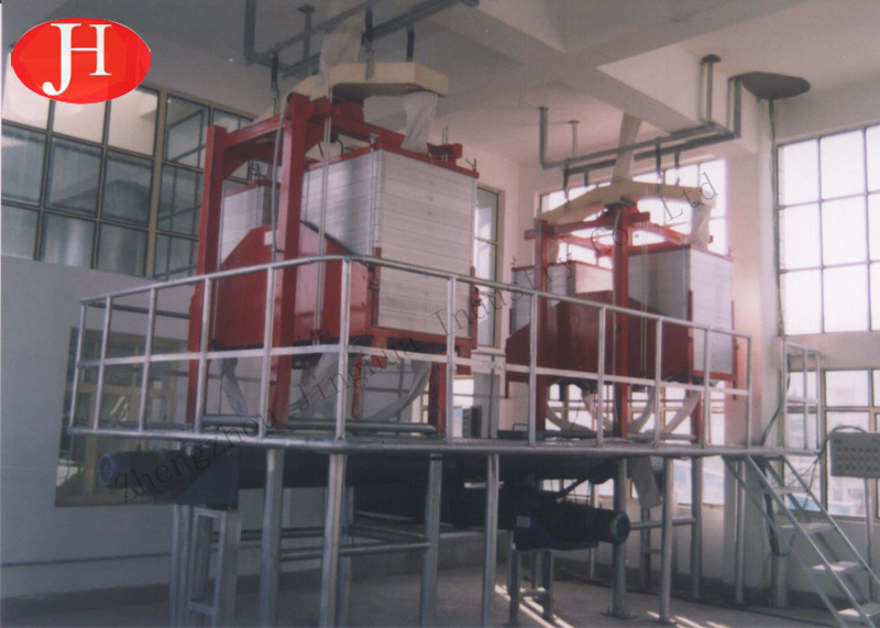 Half Closed Starch Sifter Wheat Starch Fiber Sieve Machine Large Capacity