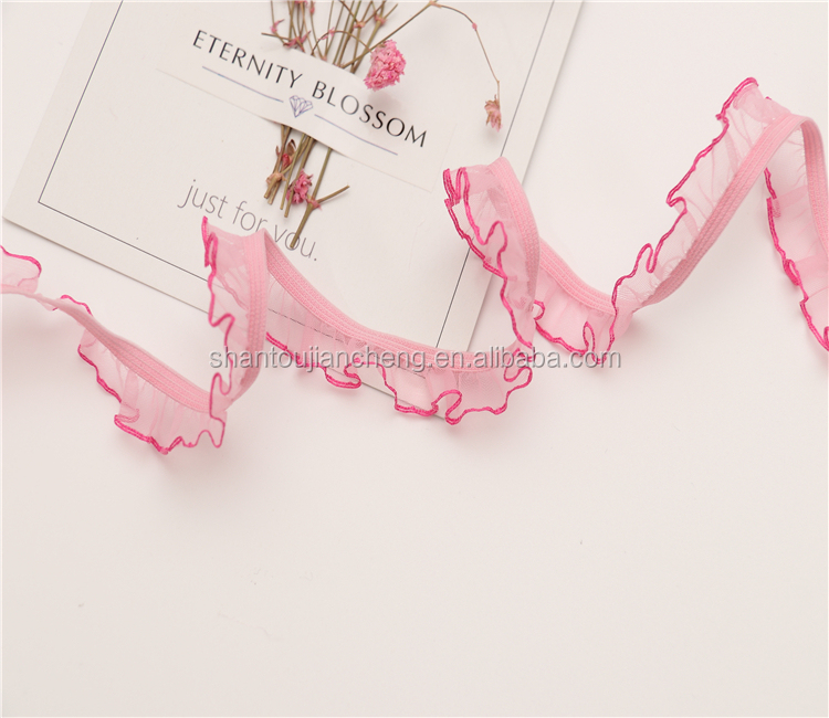 Customize Lace Nylon Elastic Band Underwear Lady Lace Elastic Webbing