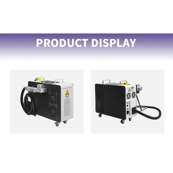 100w 200w 300w Pulse Laser Cleaning Machine for Oil Stain Rust Coating Materials Paints Removal in Sheet Metal Case