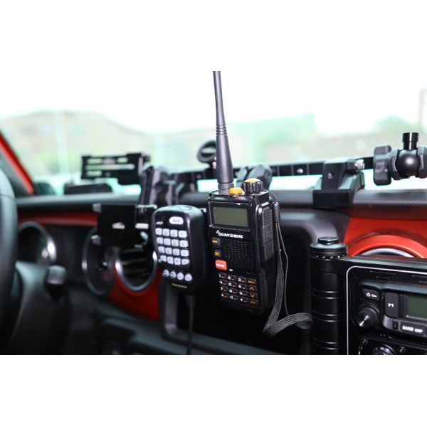 Jeep Wrangler Phone GoPro CB Microphone and DSLR Cameras Holder with Geometric Design