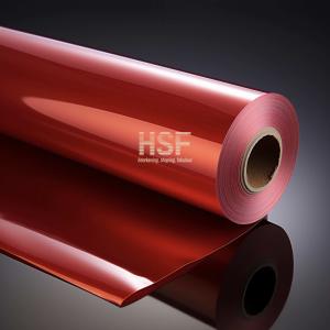 China 36um Red Anti Static Film Translucent PET Polymer Film For ESD Sensitive Product Packaging on sale