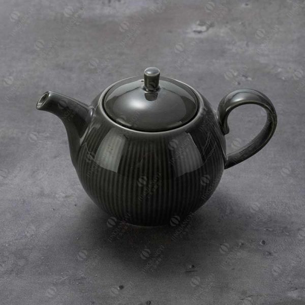 15Pc On Glazed Embossed High Temperature Ceramic Coffee Pot Set