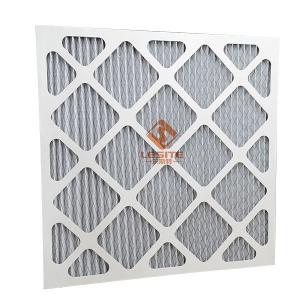 China Commerical G3 G4 Merv 8 Hepa Air Filter For HVAC ,  Pleated Panel Filter on sale